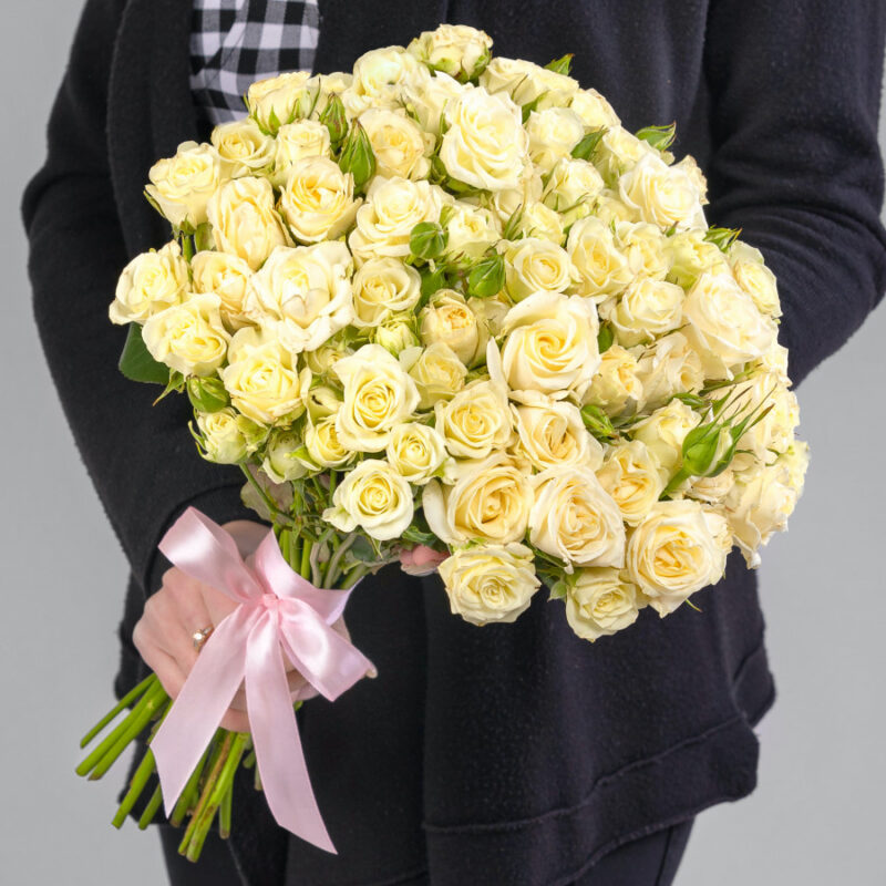 Кустовые Белые Розы